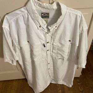 Drake waterfowl button down short sleeve